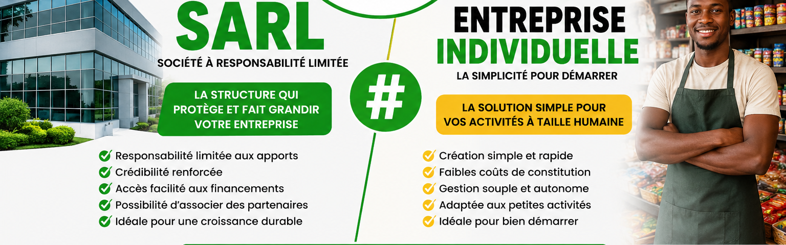 SARL # Entreprise Individuelle
